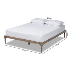 Iseline Wood Platform Bed Frame - Baxton Studio -Baxton Studio Shop GUEST 526a16f5 baf1 4f00 95ea 9757c355bd1e