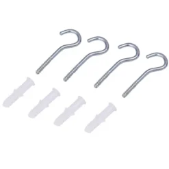 4 Corner Post Bed Canopy Mosquito Net Full Queen King Size Netting Bedding White -Baxton Studio Shop GUEST 52f62c2e e34b 4113 bab3 ee4f3cac5d02