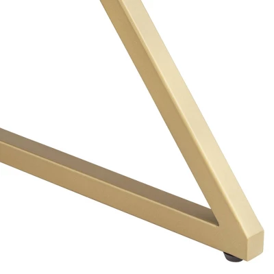 Kensington Hill Modern Gold Square Nesting Tables Set Of 3 19" Wide White Marble Tabletop For Living Room Bedroom Bedside Entryway 4 Kensington Hill Modern Gold Square Nesting Tables Set Of 3 19" Wide White Marble Tabletop For Living Room Bedroom Bedside Entryway - Image 4