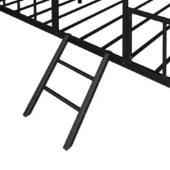 Twin Size Metal House Bed Frame With Slatted Support-ModernLuxe -Baxton Studio Shop GUEST 53cef4dc 788f 4e71 840d 8e78999e83b3