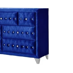 60" Dante Dresser Blue Velvet - Acme Furniture -Baxton Studio Shop GUEST 566e68cf 2a5e 44ad 8380 9d0cfa5827cc