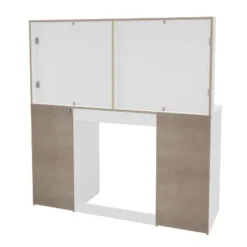 Amelia Vanity Table With Mirror White - Polifurniture -Baxton Studio Shop GUEST 569f3ab1 afa4 41ab ba53 3c2d659d0e6a