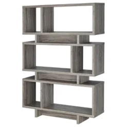 Reid 3 Shelf Bookcase - Coaster 13 Reid 3 Shelf Bookcase - Coaster -Baxton Studio Shop GUEST 56a1d501 8d9c 42c3 85c0 b8202ee199ae