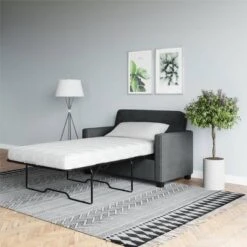 Cassidy Sofa Sleeper With Memory Foam Mattress - Room & Joy -Baxton Studio Shop GUEST 571e1feb 5290 4330 a1b7 c1a9c7665033