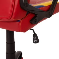 BlackArc High Back Gaming Chair With Red And Yellow Faux Leather Upholstery, Adjustable Swivel Seat And Padded Flip-Up Arms 20 BlackArc High Back Gaming Chair With Red And Yellow Faux Leather Upholstery, Adjustable Swivel Seat And Padded Flip-Up Arms -Baxton Studio Shop GUEST 57a6636a ebf7 4fbf a12a 97527e559de7