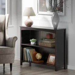 30" X 37.01" Terrace 3 Tier Bookshelf Espresso Brown - Winsome -Baxton Studio Shop GUEST 57bad6a5 cf90 414c b200 cdd735e55a6f