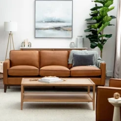 Chatfield Sofa Chestnut Brown - New Heights