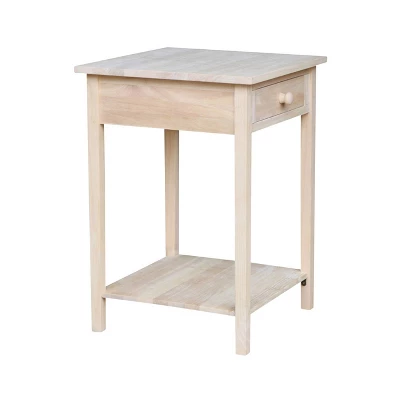 21" Nightstand Unfinished - International Concepts 2 21" Nightstand Unfinished - International Concepts - Image 2
