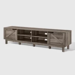 Modern Rustic 2 Door Storage TV Stand For TVs Up To 80" - Saracina Home -Baxton Studio Shop GUEST 58d9a384 e62b 4e25 93a3 444225e5dccd