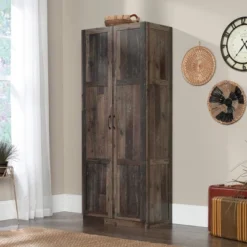 Storage Cabinet Reclaimed Pine - Sauder