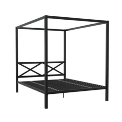 Dax Metal Canopy Bed Black - Room & Joy -Baxton Studio Shop GUEST 597ad60c f6fe 4066 bebd e81c53ca6179