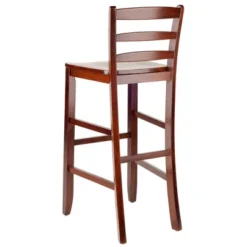 Set Of 2 30" Ladder Back Barstool Hardwood/Walnut - Winsome -Baxton Studio Shop GUEST 59a816c9 8829 4c78 a939 a39261af5695