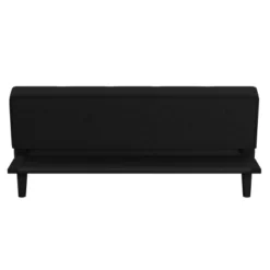Lorrance 3 Seat Convertible Futon Sofa Bed Black - Serta -Baxton Studio Shop GUEST 59f5c798 4fbb 472c a8a4 809ff46b8ee4