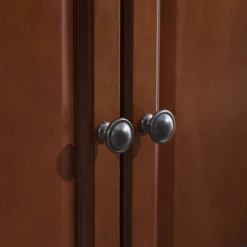 Alexandria TV Stand For TVs Up To 60" Dark Red - Crosley -Baxton Studio Shop GUEST 5a4a7893 0f1c 4fa8 adcc aeea68b885cb