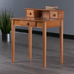 Studio Writing Desk With Hutch Honey Brown - Winsome -Baxton Studio Shop GUEST 5a88c1aa b659 4fa8 88e4 9a165a807178
