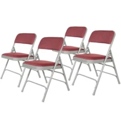 Set Of 4 Deluxe Fabric Padded Triple Brace Folding Chairs - Hampden Furnishings 20 Set Of 4 Deluxe Fabric Padded Triple Brace Folding Chairs - Hampden Furnishings -Baxton Studio Shop GUEST 5ad060ab aedd 4666 ba0b e3efe7e198ef