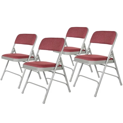 Set Of 4 Deluxe Fabric Padded Triple Brace Folding Chairs - Hampden Furnishings 9 Set Of 4 Deluxe Fabric Padded Triple Brace Folding Chairs - Hampden Furnishings - Image 9