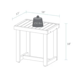 18"H Solid White Oak Mini Bench - Flora Home -Baxton Studio Shop GUEST 5b4869e2 e048 49d7 86cb e2d5be6b110e