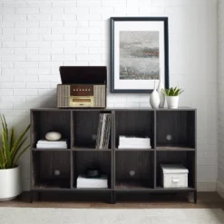 2pc Jacobsen Record Storage Cube Bookshelf Set Brown Ash - Crosley 17 2pc Jacobsen Record Storage Cube Bookshelf Set Brown Ash - Crosley -Baxton Studio Shop GUEST 5b567bb8 b255 47ee bd86 56c1bc6a699e