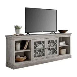 80" Rustic Two Door Tv Console Fully Assembled For Tvs Up To 80"- Martin Furniture -Baxton Studio Shop GUEST 5b852bf1 51b3 4a73 b30b 1a13c5aff659