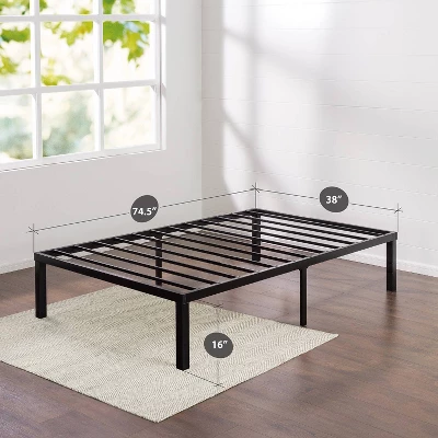 Luis Quick Lock Metal Platform Bed Frame Black - Zinus 5 Luis Quick Lock Metal Platform Bed Frame Black - Zinus - Image 5