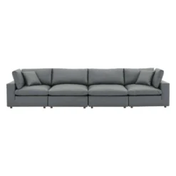 Commix Down Filled Overstuffed Vegan Leather 4 Seater Sofa - Modway -Baxton Studio Shop GUEST 5c05251c 15f6 404f 879f 7ddd4f286896