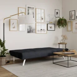 Sorenson Convertible Futon Sofa Bed Charcoal - Serta 28 Sorenson Convertible Futon Sofa Bed Charcoal - Serta -Baxton Studio Shop GUEST 5c20df7f 282d 4758 aa7b 3b3136b0bd67