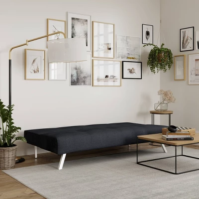 Sorenson Convertible Futon Sofa Bed Charcoal - Serta 13 Sorenson Convertible Futon Sofa Bed Charcoal - Serta - Image 13