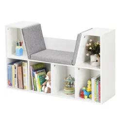 Tangkula Storage Cabinet Kids Bookcase Multi-Functional Display Shelf With 6 Cubby -Baxton Studio Shop GUEST 5c7faede 7ac8 42ff b30a c2a2ab32e42d