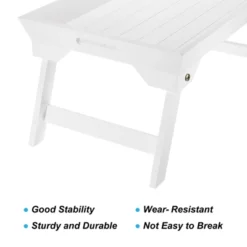 Unique Bargains Portable Wooden Serving Platter Laptop Snack Table Bed Trays With Folding Legs 18.9 X 12.6 X 9.45 Inch 2 Pcs -Baxton Studio Shop GUEST 5c804afa 3abf 4ef7 9764 a32e87c7ffbb