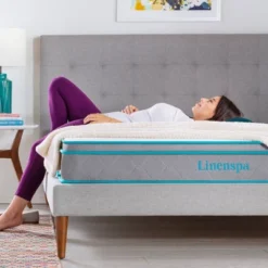 Linenspa Essentials 8" Spring & Memory Foam Hybrid Mattress -Baxton Studio Shop GUEST 5d1fce85 17ee 4242 a185 313bac8e1656