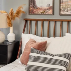 Boho Solid Wood Spindle Platform Bed - Saracina Home -Baxton Studio Shop GUEST 5d564539 27f1 4dd4 a895 beb836e285be