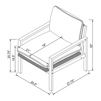 Hallwood Woven Cord Accent Chair Cream - Threshold™ 6 Hallwood Woven Cord Accent Chair Cream - Threshold™ - Image 6