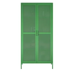 Channing Tall 2 Door Storage Cabinet Mesh Metal Locker - Novogratz 16 Channing Tall 2 Door Storage Cabinet Mesh Metal Locker - Novogratz -Baxton Studio Shop GUEST 5e3e9d72 628d 4dc9 81c4 15937968c98c