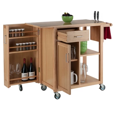 Douglas Kitchen Cart Natural - Winsome 11 Douglas Kitchen Cart Natural - Winsome - Image 11