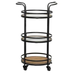 Industrial Metal Bar Cart Brown - Olivia & May 5 Industrial Metal Bar Cart Brown - Olivia & May -Baxton Studio Shop GUEST 5e4f91b4 9b9a 474f 8e2d 3652555b7a94