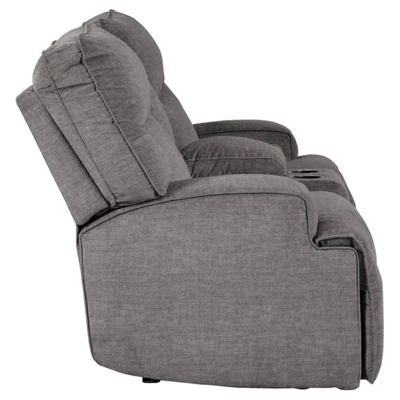 Coombs Recliner Power Loveseat With Console Charcoal - Signature Design By Ashley 4 Coombs Recliner Power Loveseat With Console Charcoal - Signature Design By Ashley - Image 4