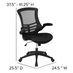 Flash Furniture 48"W X 24"D Electric Height Adjustable Standing Desk With Mesh Swivel Ergonomic Task Office Chair -Baxton Studio Shop GUEST 5f375637 1882 4d3b 9af5 810c3507ebfd