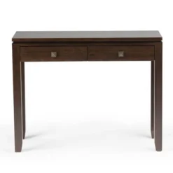 Normandy End Table Brunette Mahogany Brown - WyndenHall -Baxton Studio Shop GUEST 6080280b 46c7 4072 9e44 6f4dbf332861
