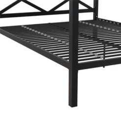 Dax Metal Canopy Bed Black - Room & Joy -Baxton Studio Shop GUEST 609ebb14 6bc3 4b5b 8f48 764e14be9941