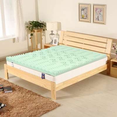 Costway 3 Inch Mattress Topper Cooling Air Foam 5-Zone Pad 2 Costway 3 Inch Mattress Topper Cooling Air Foam 5-Zone Pad - Image 2