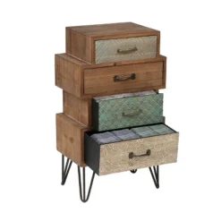 LuxenHome 4-Drawer 33" H X 18.9" W Wood Accent Chest. 21 LuxenHome 4-Drawer 33" H X 18.9" W Wood Accent Chest. -Baxton Studio Shop GUEST 628d022f 014c 452c ba6a 5101d441fb15