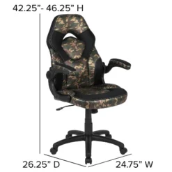 Flash Furniture Gaming Desk And Racing Chair Set With Cup Holder, Headphone Hook And Removable Mouse Pad Top - 2 Wire Management Holes -Baxton Studio Shop GUEST 62912874 837c 47f2 b257 cb32f23c0895