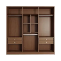 Eldridge Freestanding Wardrobe Maple Cream - Manhattan Comfort -Baxton Studio Shop GUEST 647baf29 55b8 4aab b3e2 fc63ec085504