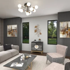 Art Deco Contemporary Mirrored Wood Cabinet Black - Olivia & May 36 Art Deco Contemporary Mirrored Wood Cabinet Black - Olivia & May -Baxton Studio Shop GUEST 6518006c 3d86 4f06 ac12 dbd013261e44