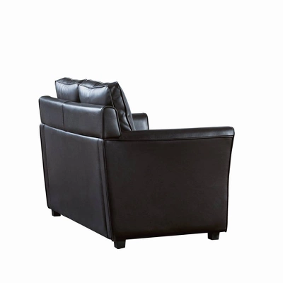 Ali Upholstered Loveseat Dark Gray - HOMES: Inside + Out 3 Ali Upholstered Loveseat Dark Gray - HOMES: Inside + Out - Image 3