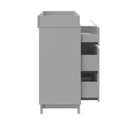 Storkcraft Beckett 3 Drawer Dresser With Changing Topper - Pebble Gray -Baxton Studio Shop GUEST 659be33c 81ff 406a 954a 4952d561c974