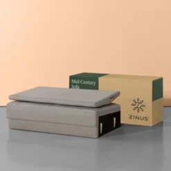 53" Benton Loveseat Sofa - Zinus -Baxton Studio Shop GUEST 65a909c5 7733 437b b153 61dac748a8d5