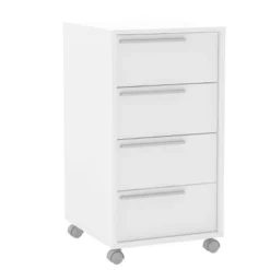 Maia 4 Drawer File Cabinet White - Polifurniture -Baxton Studio Shop GUEST 660d1b24 7911 45b5 b230 a0e309a396ce
