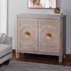 Brooks Two Door With Adjustable Interior Shelf Accent Cabinet Gray - StyleCraft -Baxton Studio Shop GUEST 664b1168 c877 4309 9ead 6a6d678a1fb6